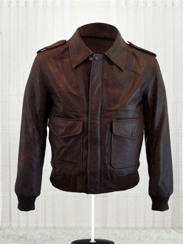 1930 Classic Slimfit Bomber Leather Jacket
