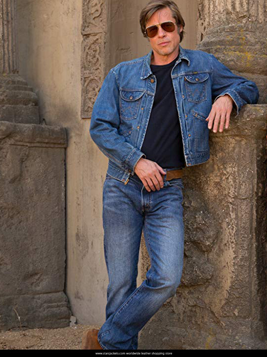 Brad Pitt Once Upon a Time in Hollywood Denim Jacket