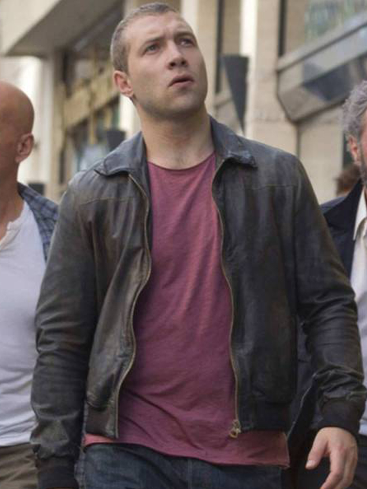 A Good Day To Die Hard Jai Courtney Leather Jacket