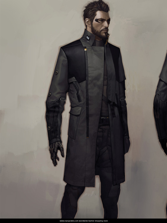 Adam Jensen Deus Ex Mankind Divided Black Coat
