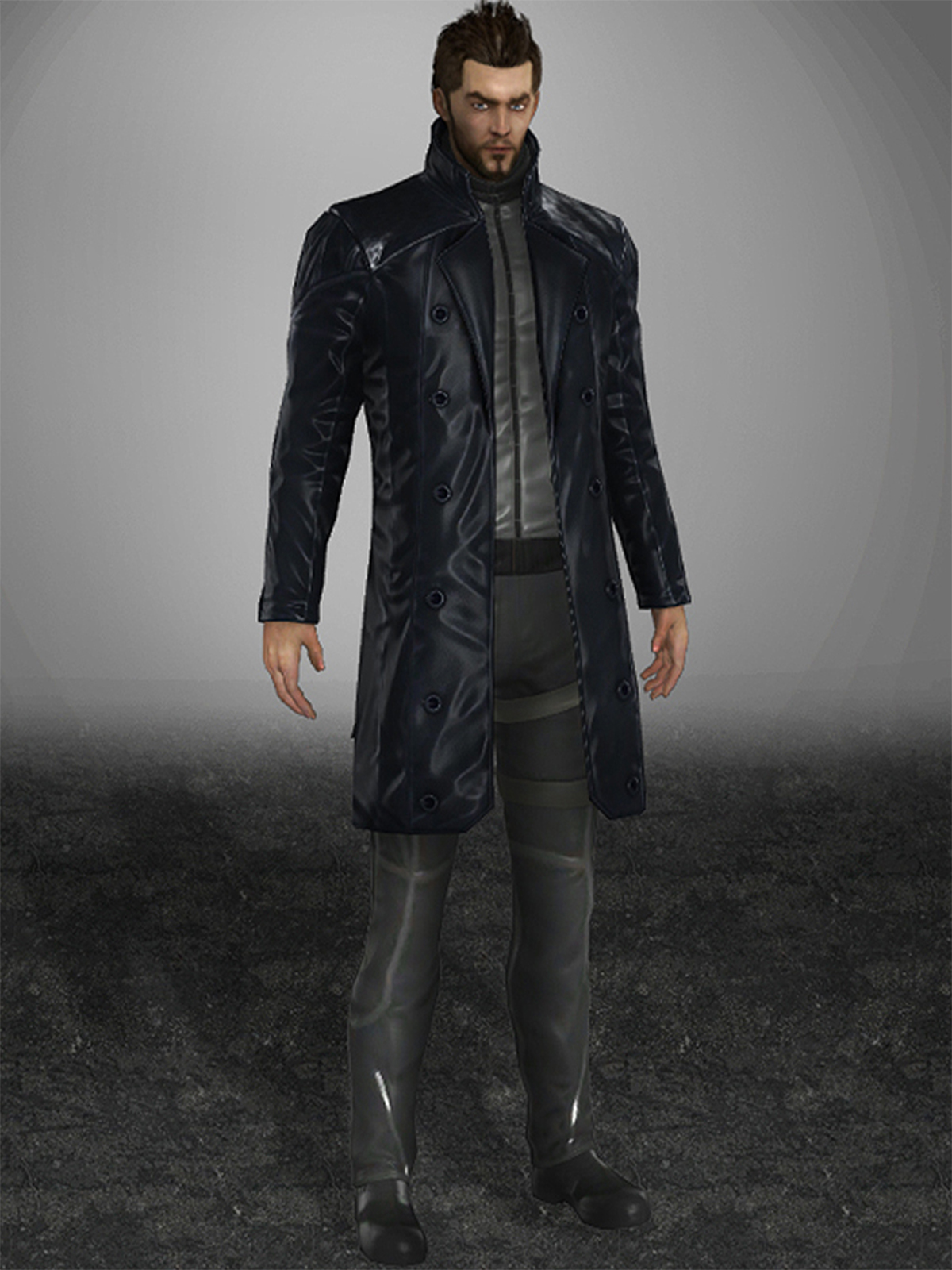 Adam Jensen Deus Ex Human Trench Coat