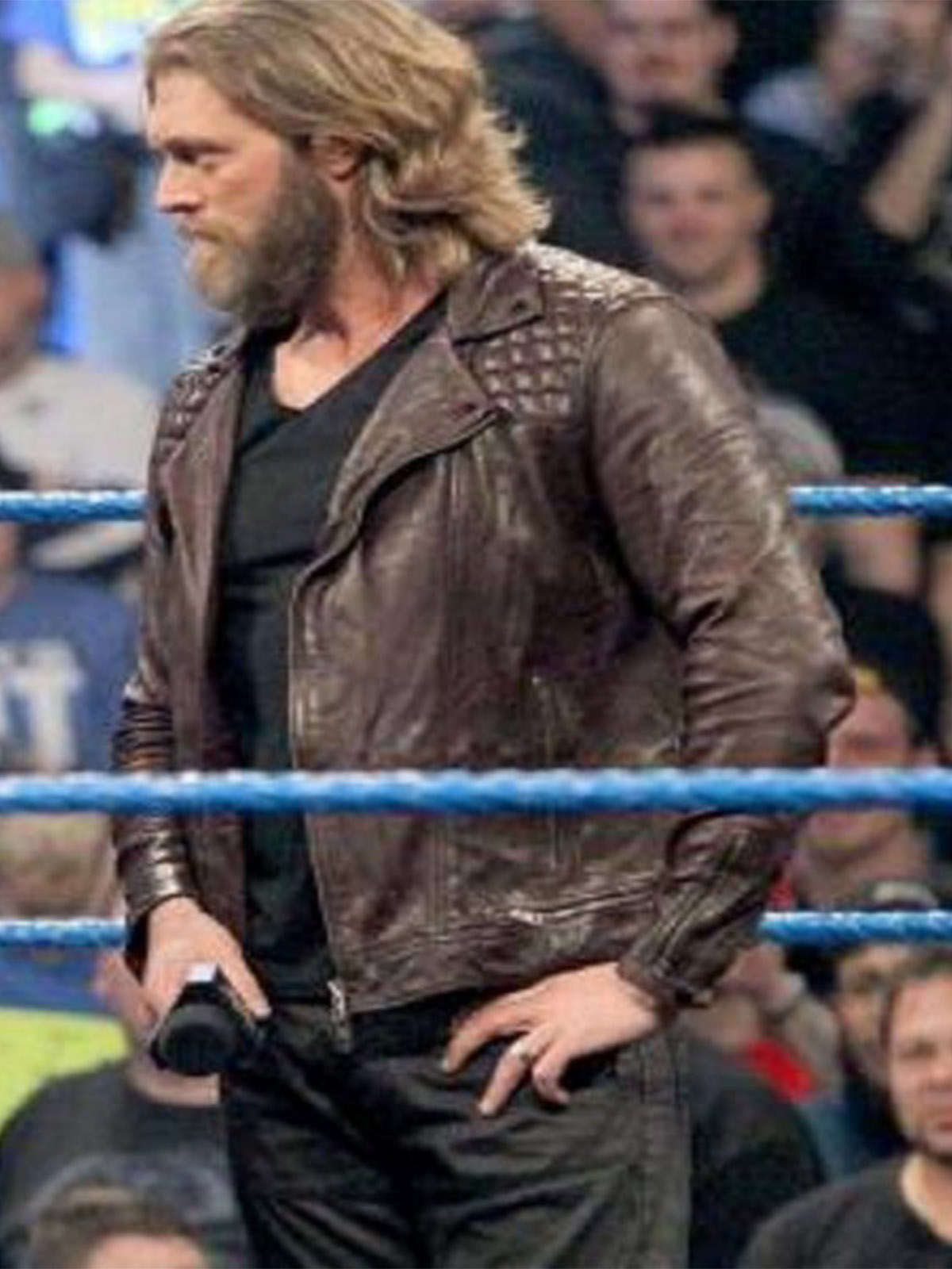 Adam Joseph Copeland Maroon Leather Jacket