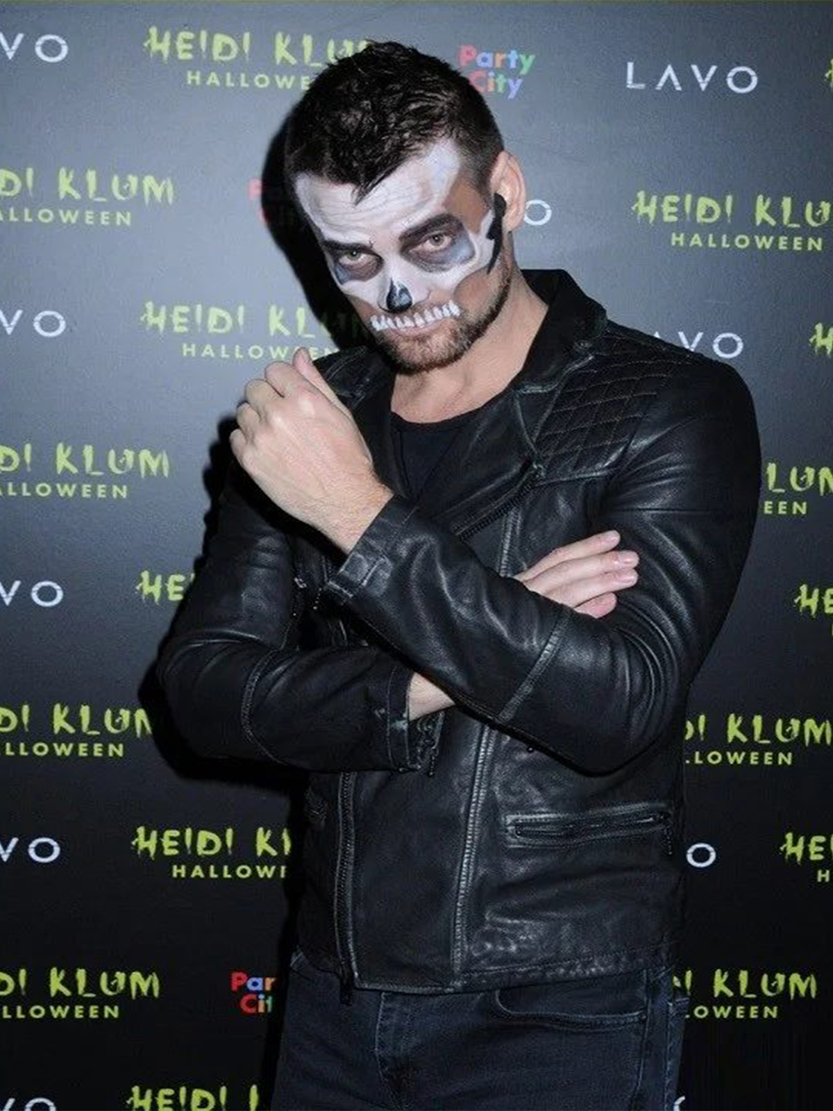 Adam Lambert Halloween Party Black Leather Jacket
