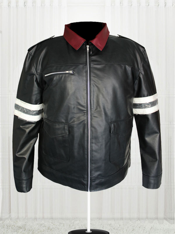 Alex Mercer Game Prototype Black Leather Jacket
