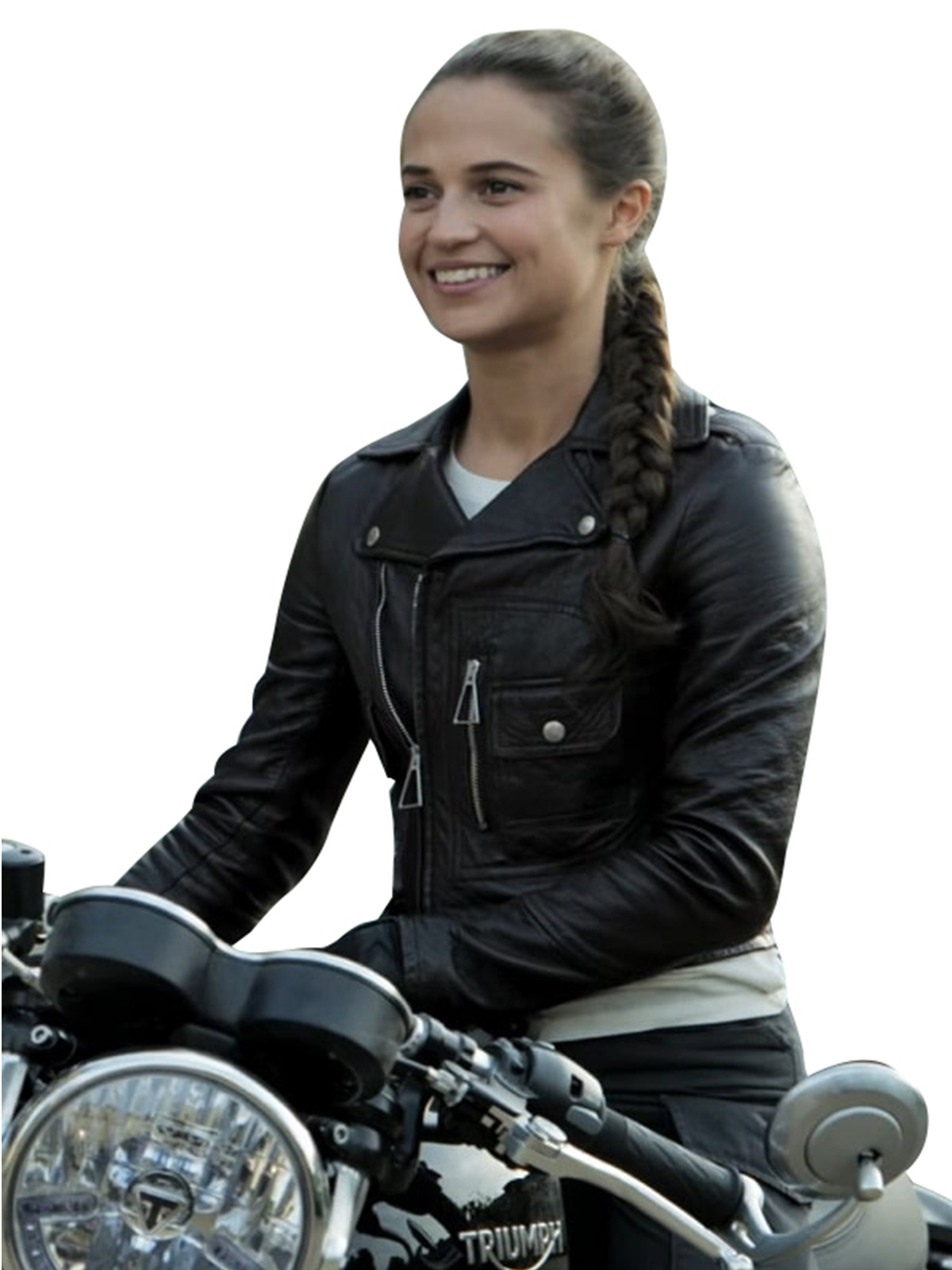Alicia Vikander Tomb Raider Leather Jacket – Films Wear