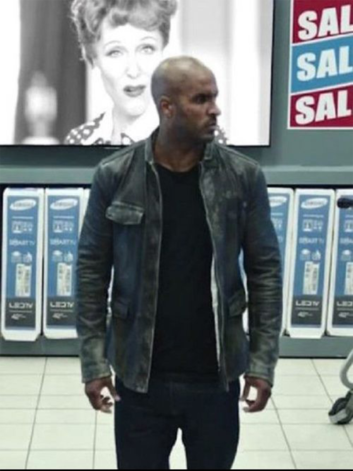 American Gods Ricky Whittle Leather Jacket