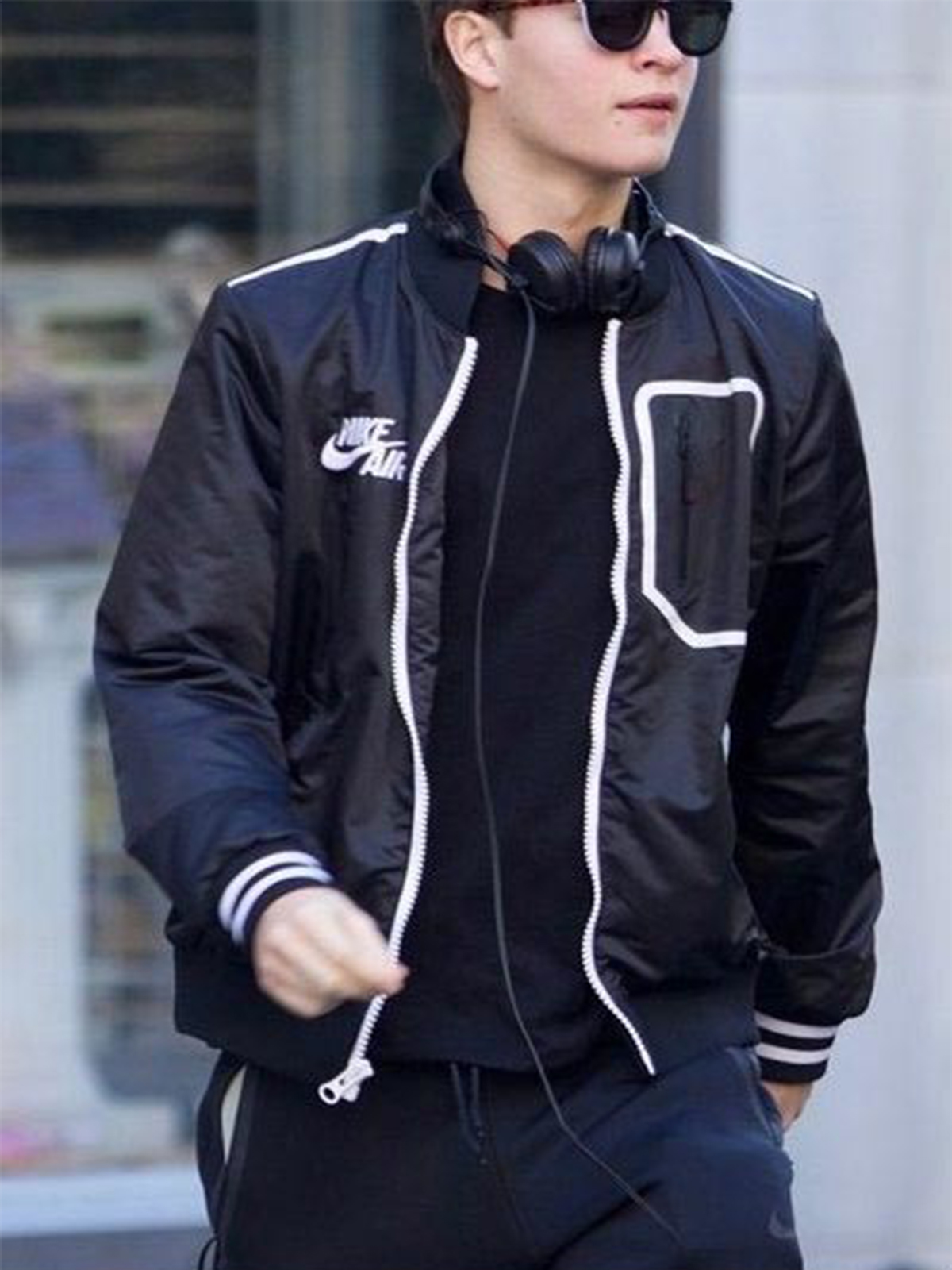 Ansel Elgort Black Baby Driver