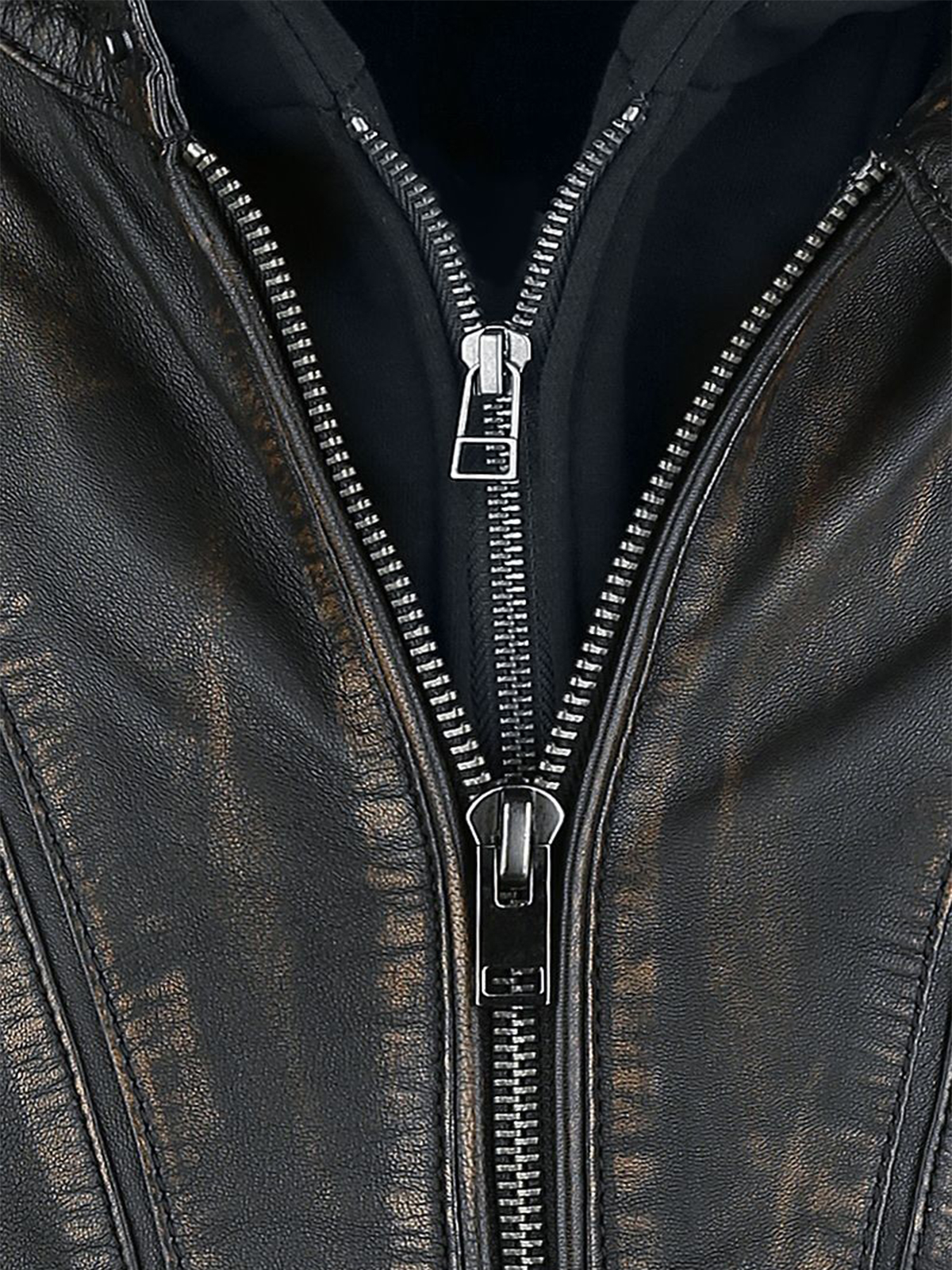 Aquaman Cosplay Jacket in Black Leather