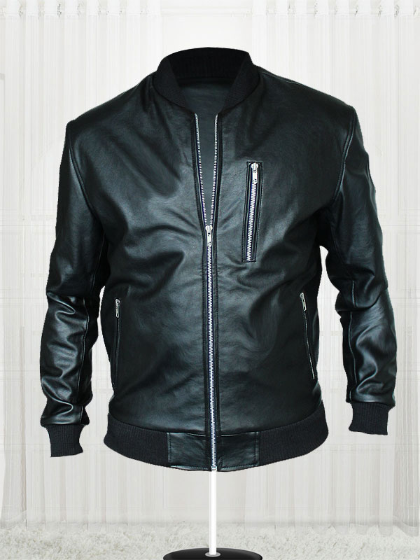 Billboard Music Award Calvin Harris Leather Jacket