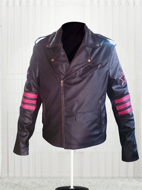 Bret The Hitman Hart WWE Leather Jacket