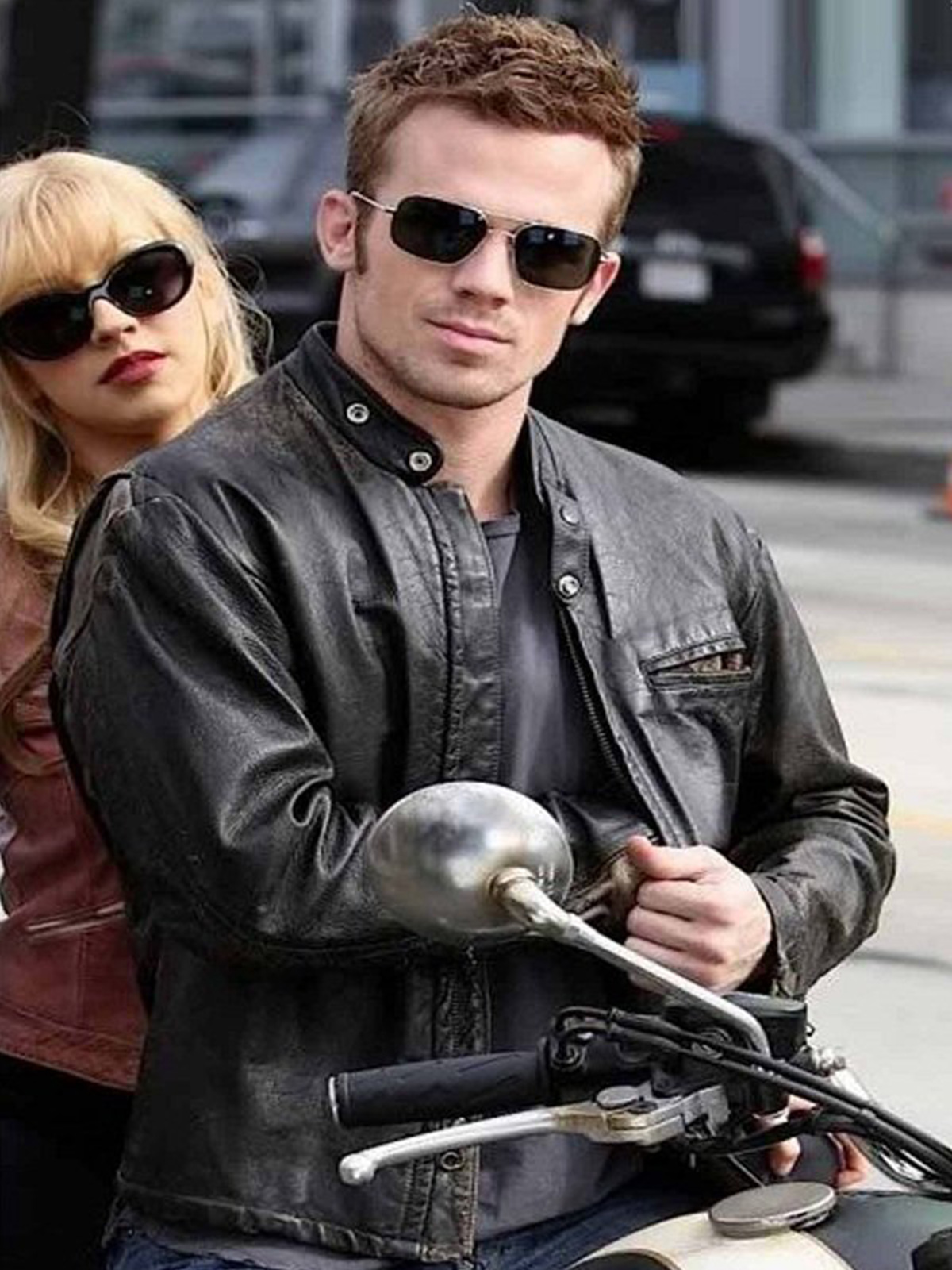 Burlesque Cam Gigandet Black Leather Jacket