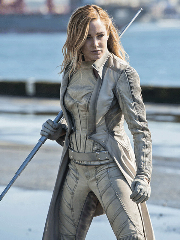 Caity Lotz Legends of Tomorrow Leather Coat
