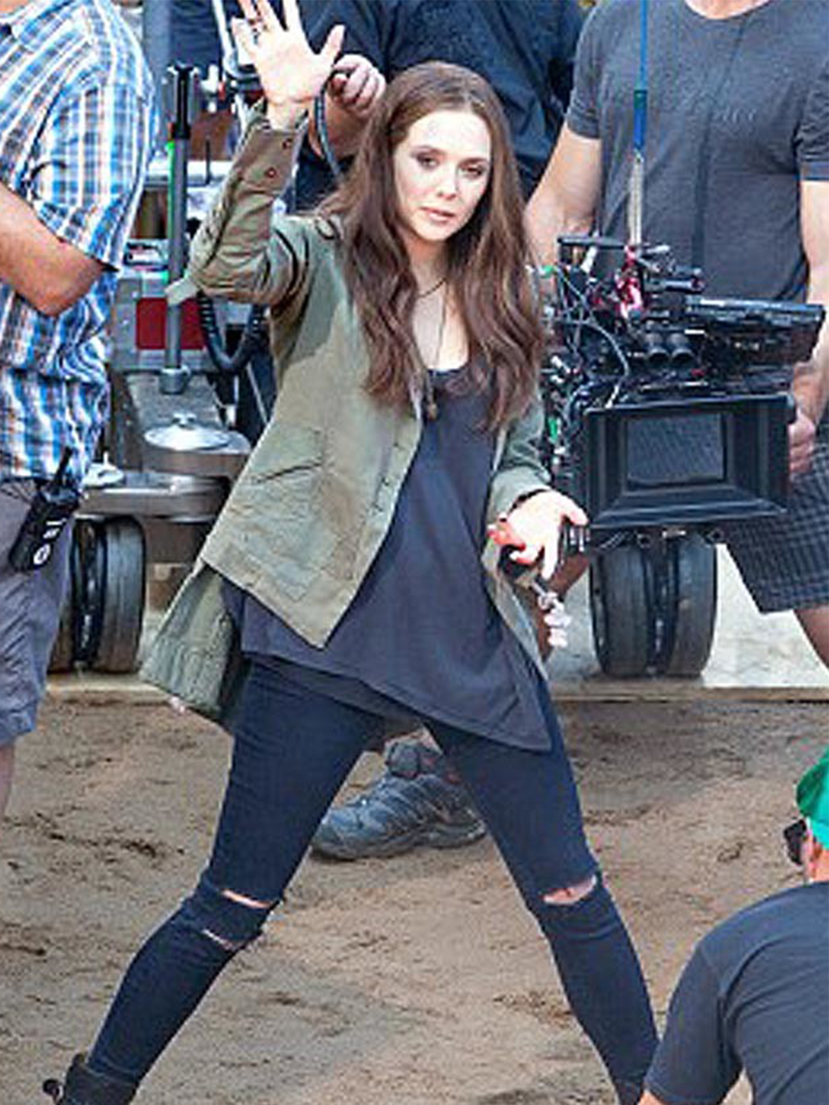 Captain America Civil War Elizabeth Olsen Scarlet Witch Jacket