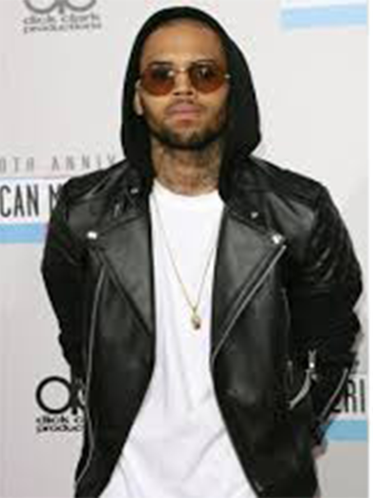 Chris Brown Black Quilted Leather Jacket