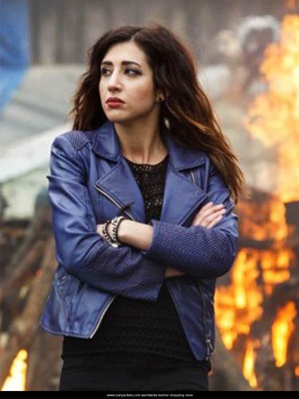 Ash vs Evil Dead TV Series Kelly Maxwell Blue Jacket