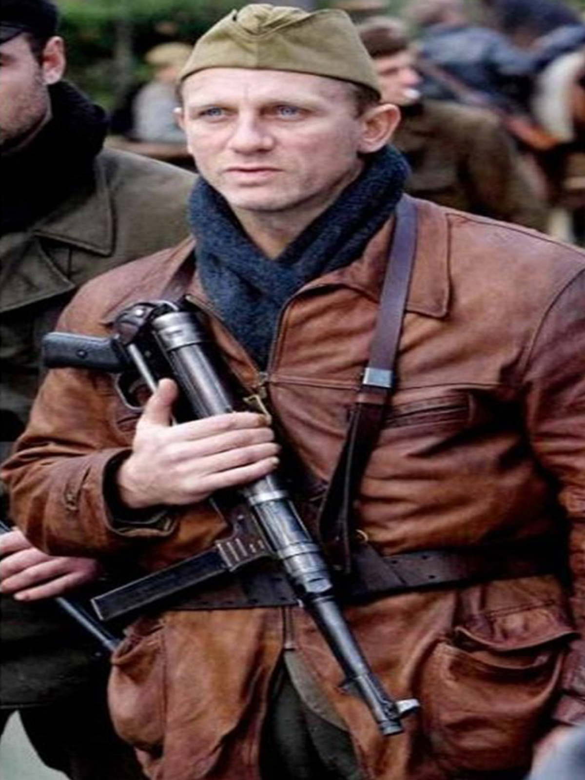 Daniel Craig Defiance Brown Leather Jacket