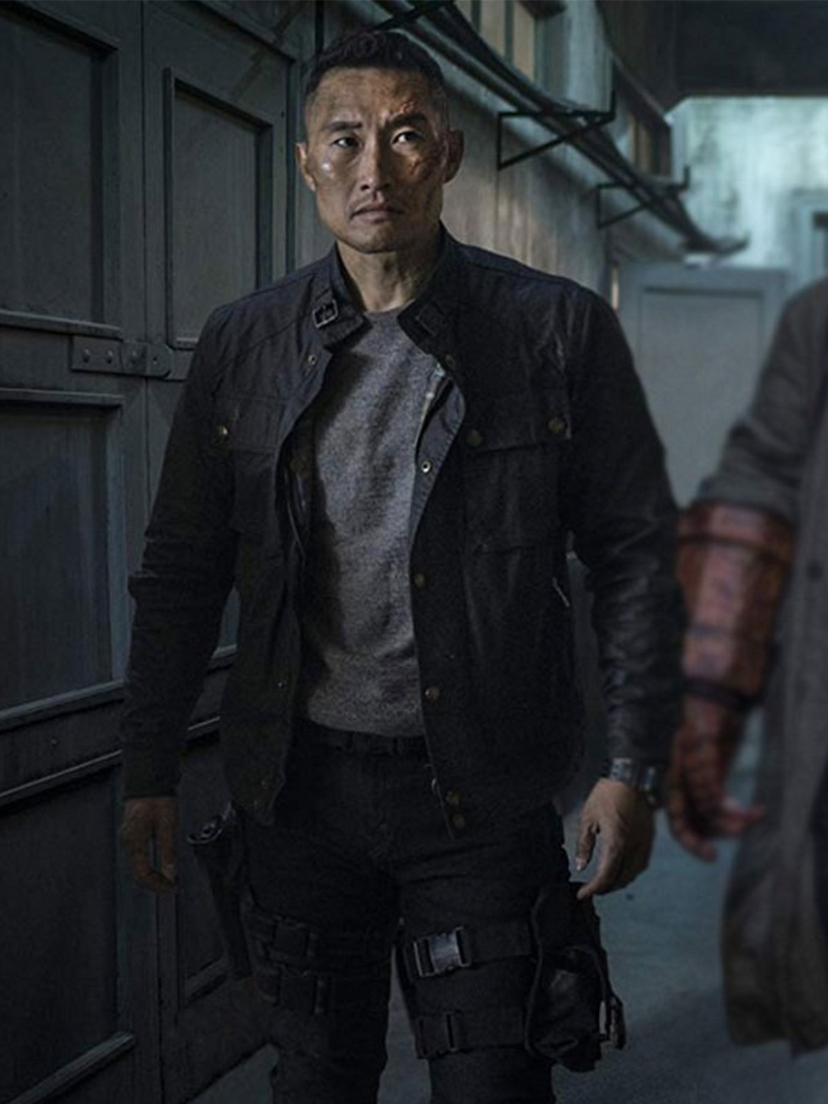 Daniel Dae Kim Hellboy Black Cotton Jacket