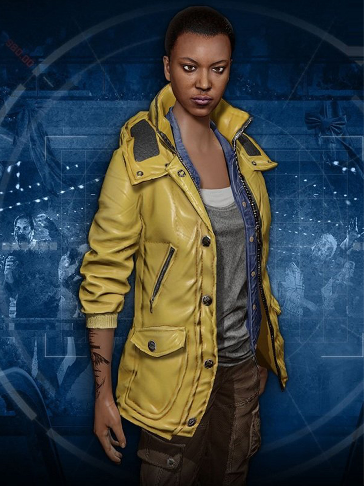 Dead Rising 4 Kylie Jane Cosplay Leather Jacket