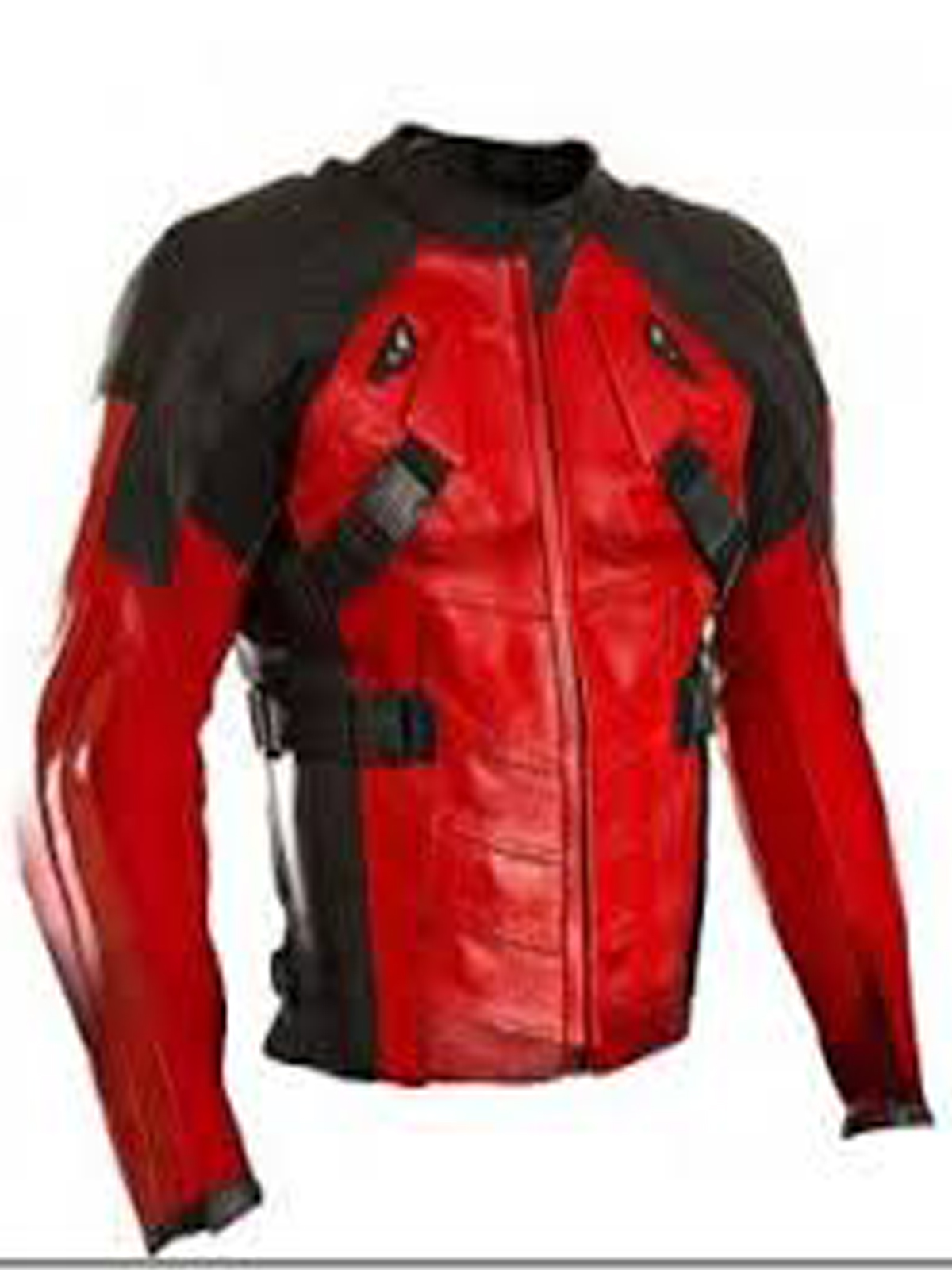 Deadpool Ryan Reynolds Red Costume Biker Jacket