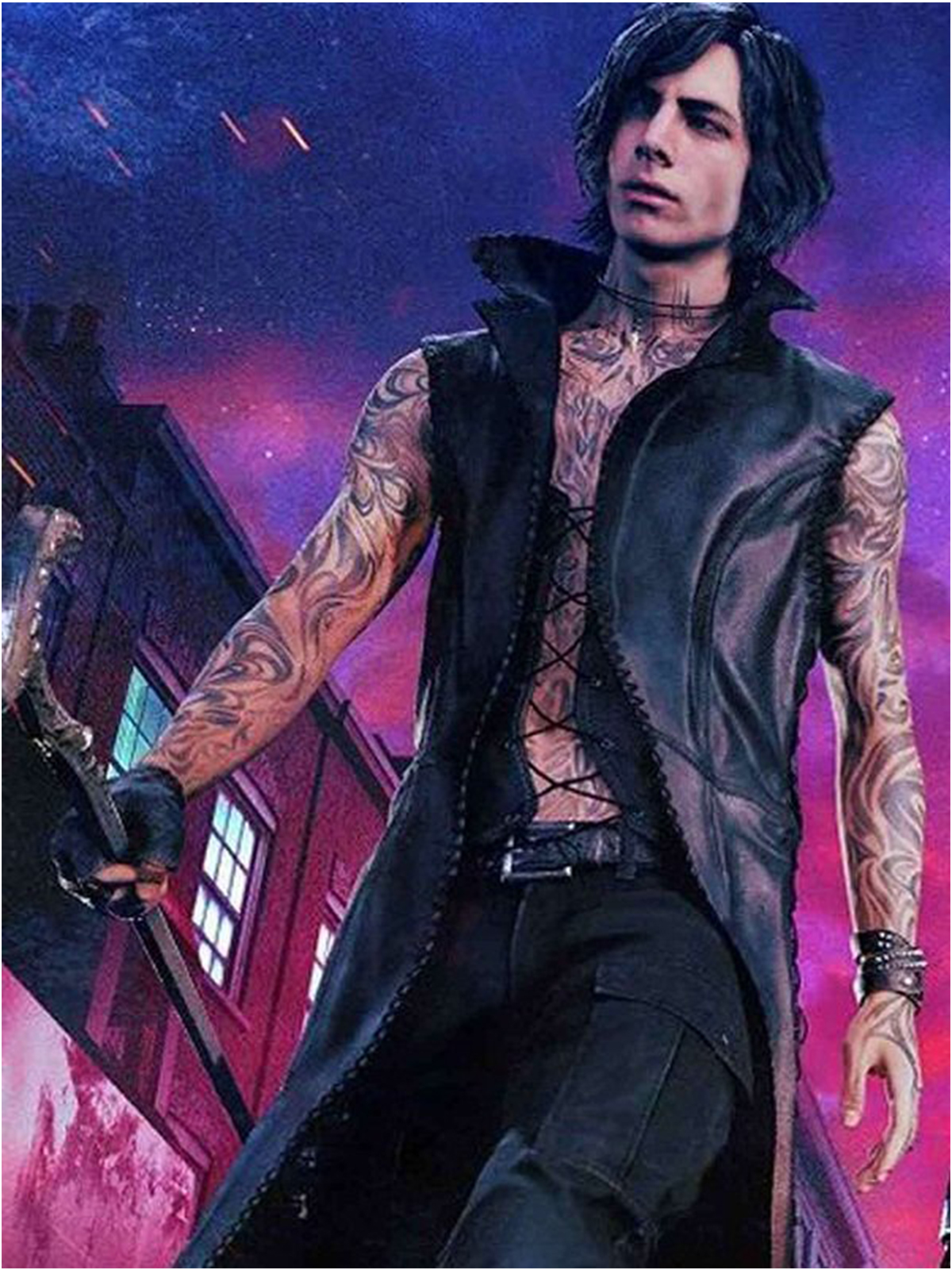 Devil May Cry 5 Kylo Ren Leather Coat