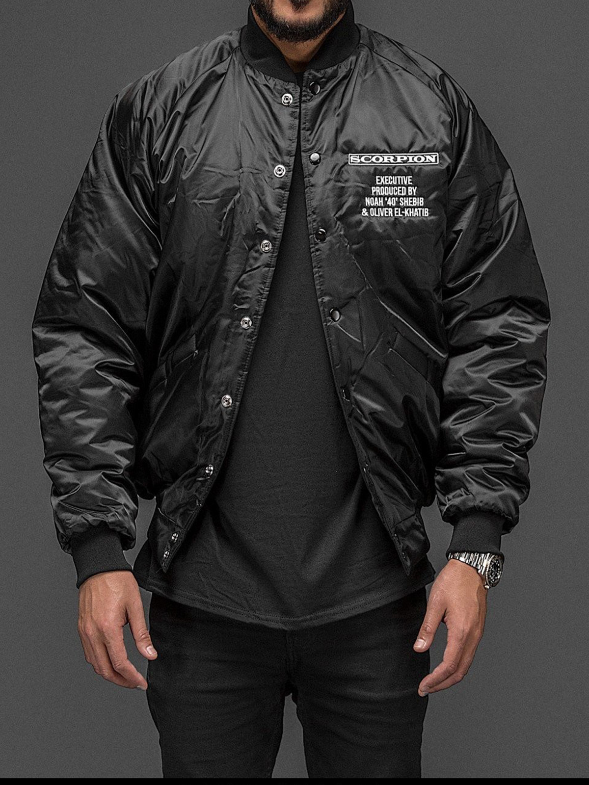 Drake Scorpion Black Jacket June 29, 2018