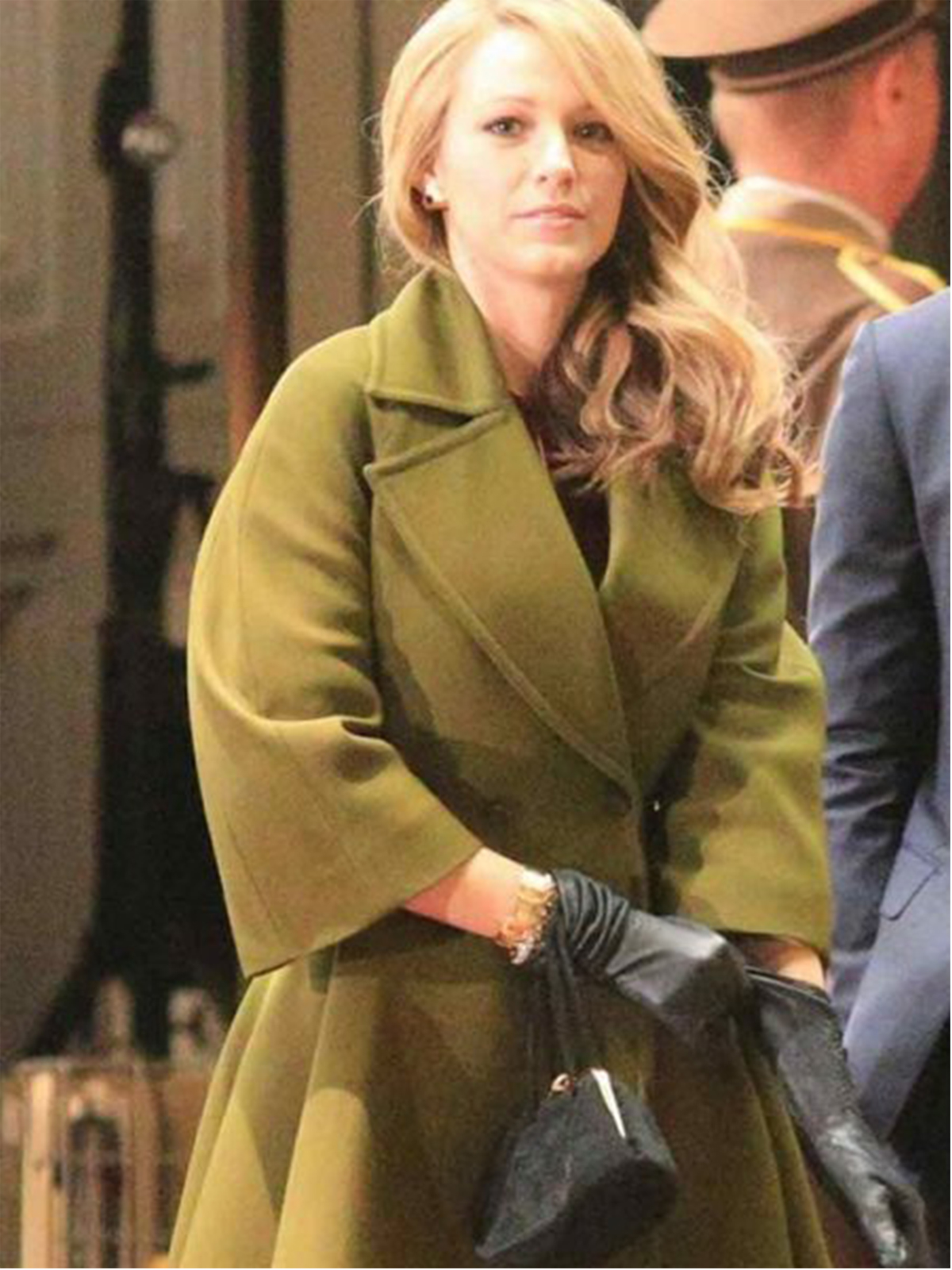 Drama The Age of Adaline Blake Lively Green Coat
