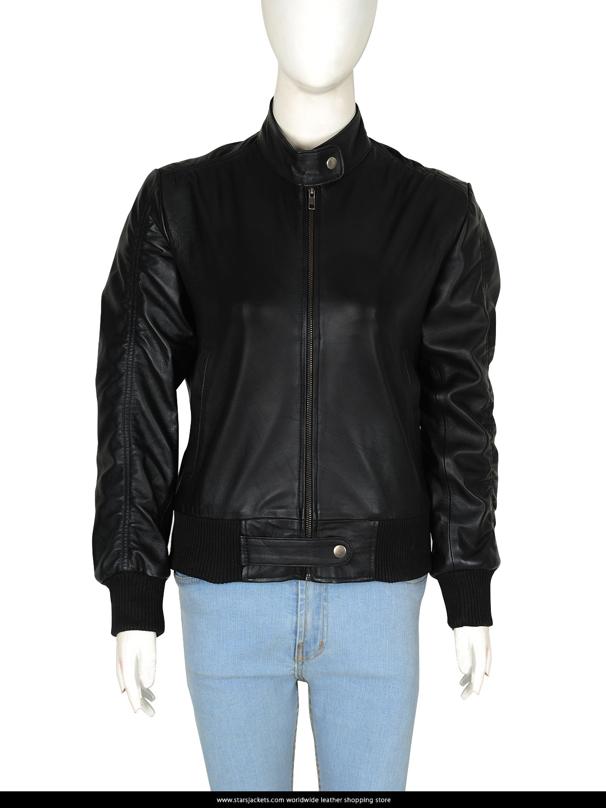 The Vampire Diaries Tv Series Nina Dobrev Black Jacket