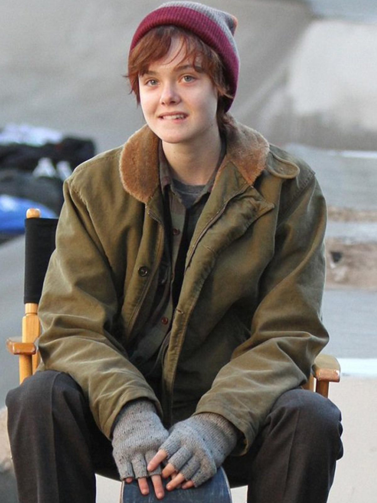 Elle Fanning About Ray Fur Jacket