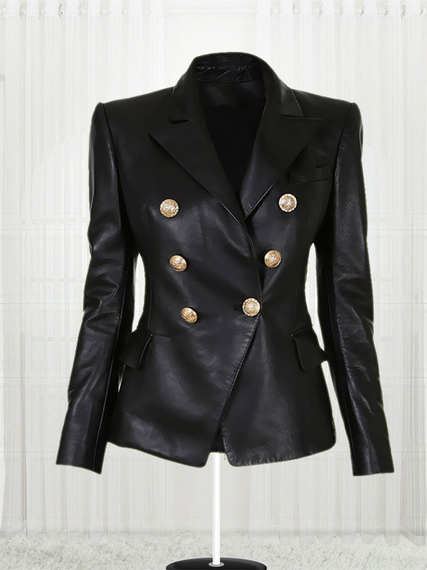 Fabulous Paris Kim Kardashian Leather Jacket