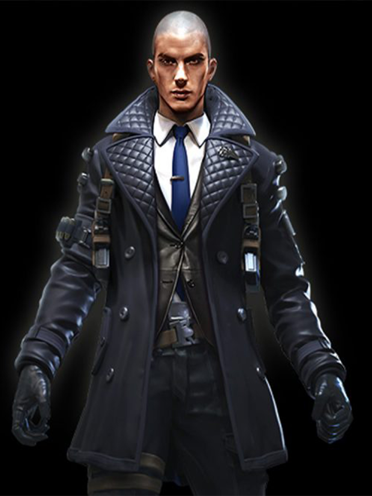 Free Fire Rafael Quilted Leather Coat