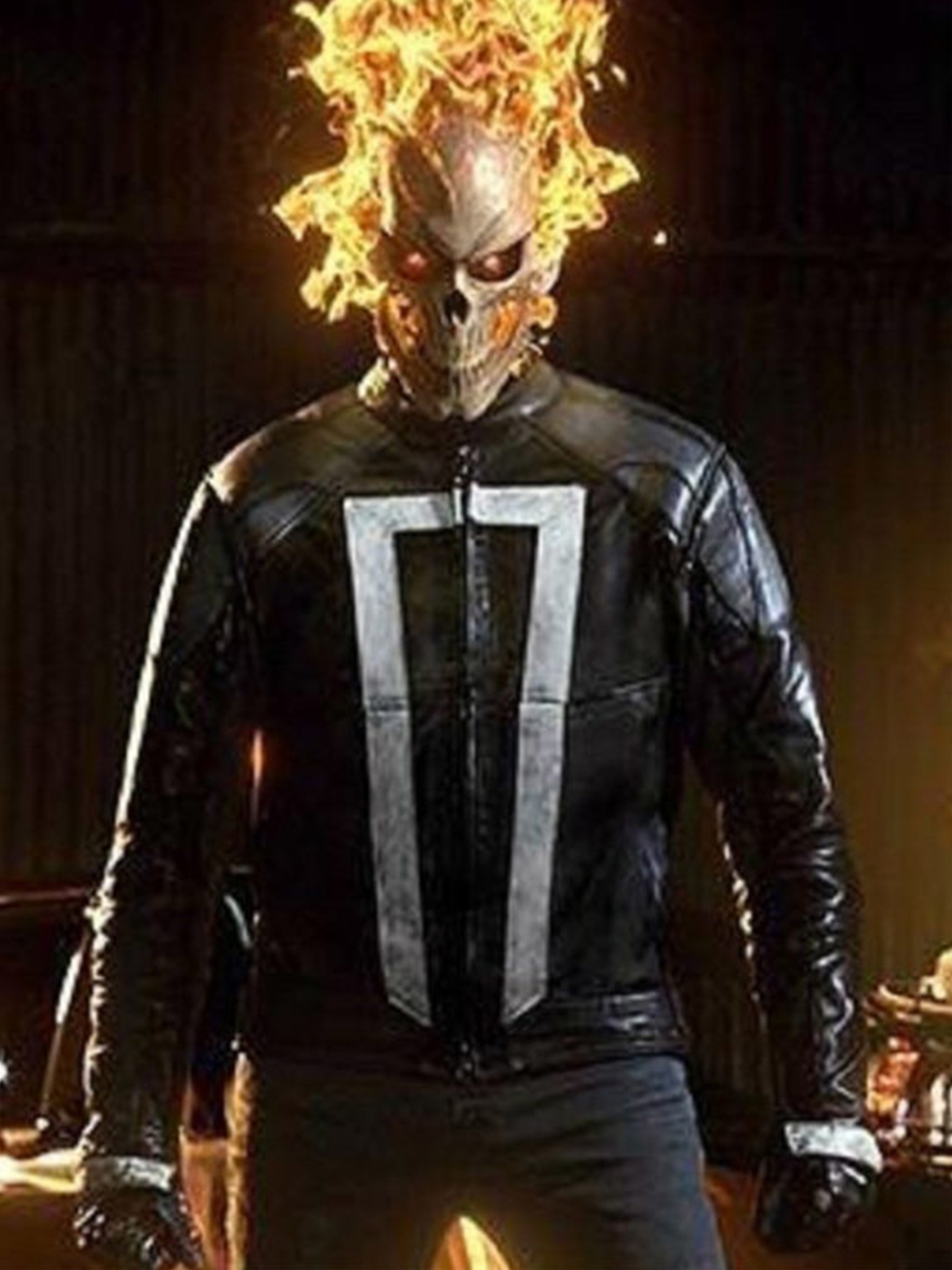 Ghost Rider Agent of Shield Robbie Reyes Leather Jacket