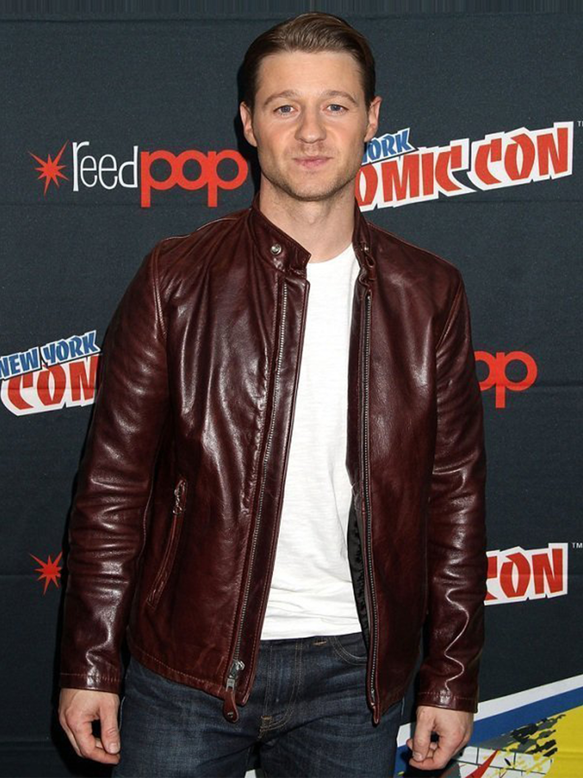 Gotham James Gordon Brown Leather Jacket