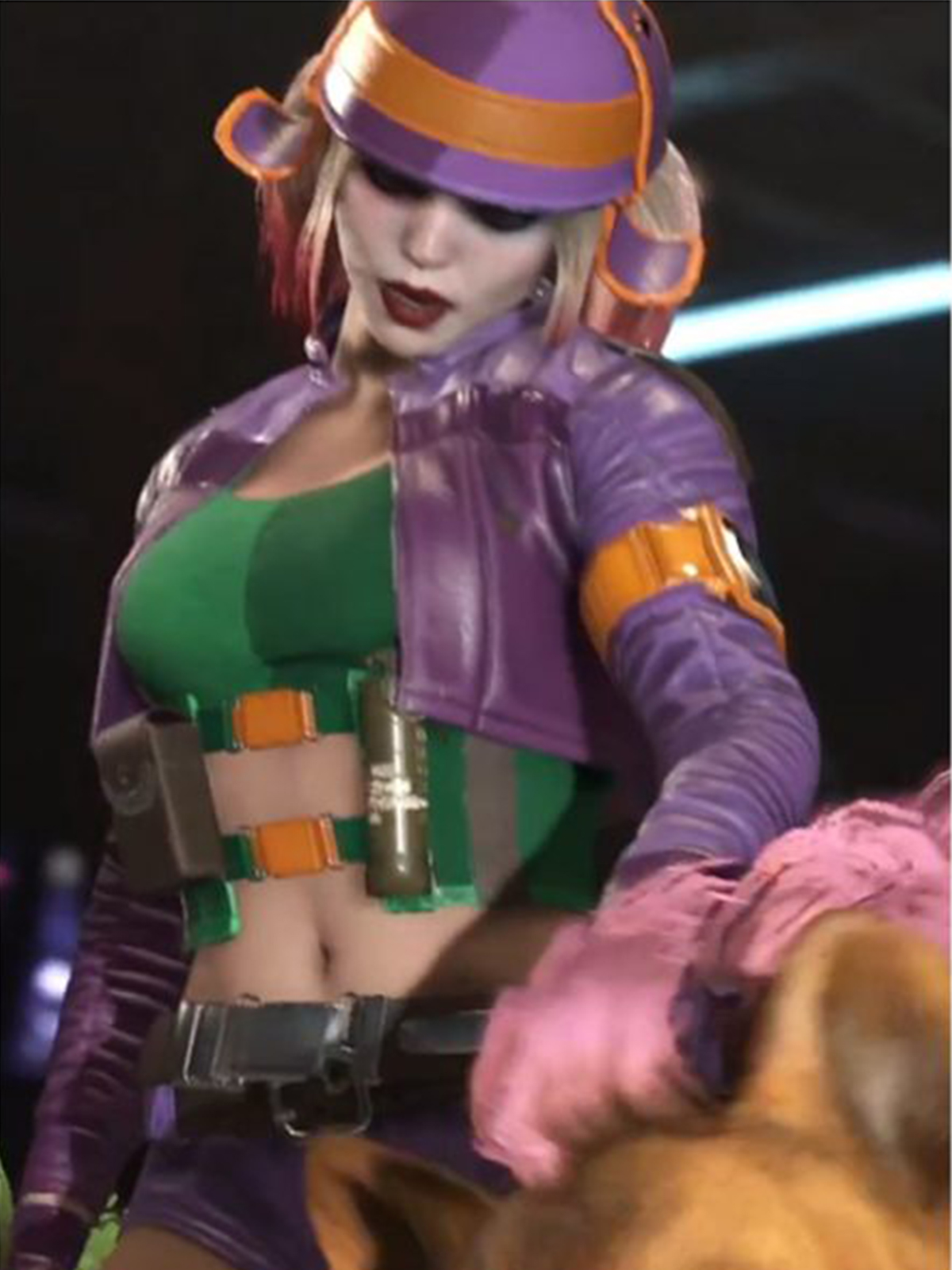 Harley Quinn Injustice 2 Purple Jacket