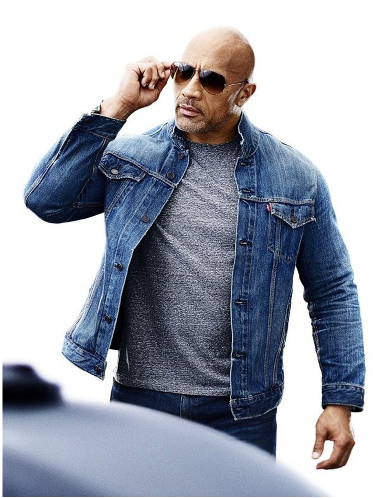 Hobbs & Shaw Dwayne Johnson Denim Jacket