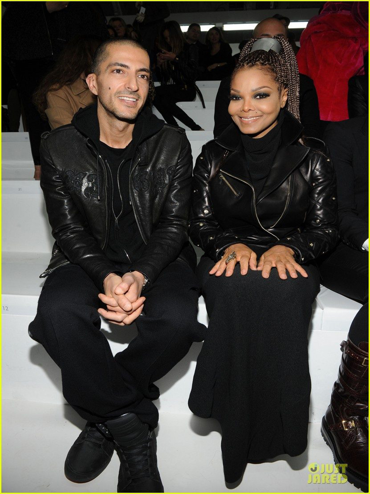 Janet Jackson Black Leather Jacket