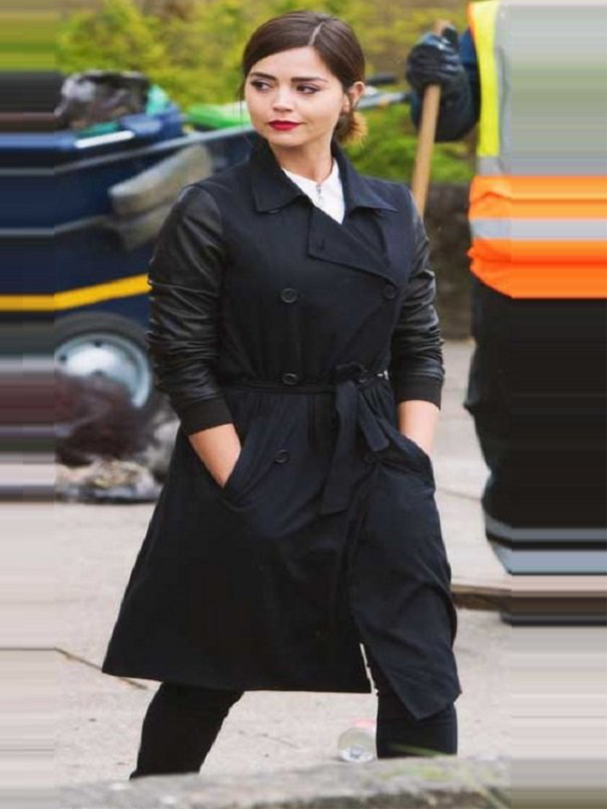 Jenna Coleman Doctor Who Wool Coat