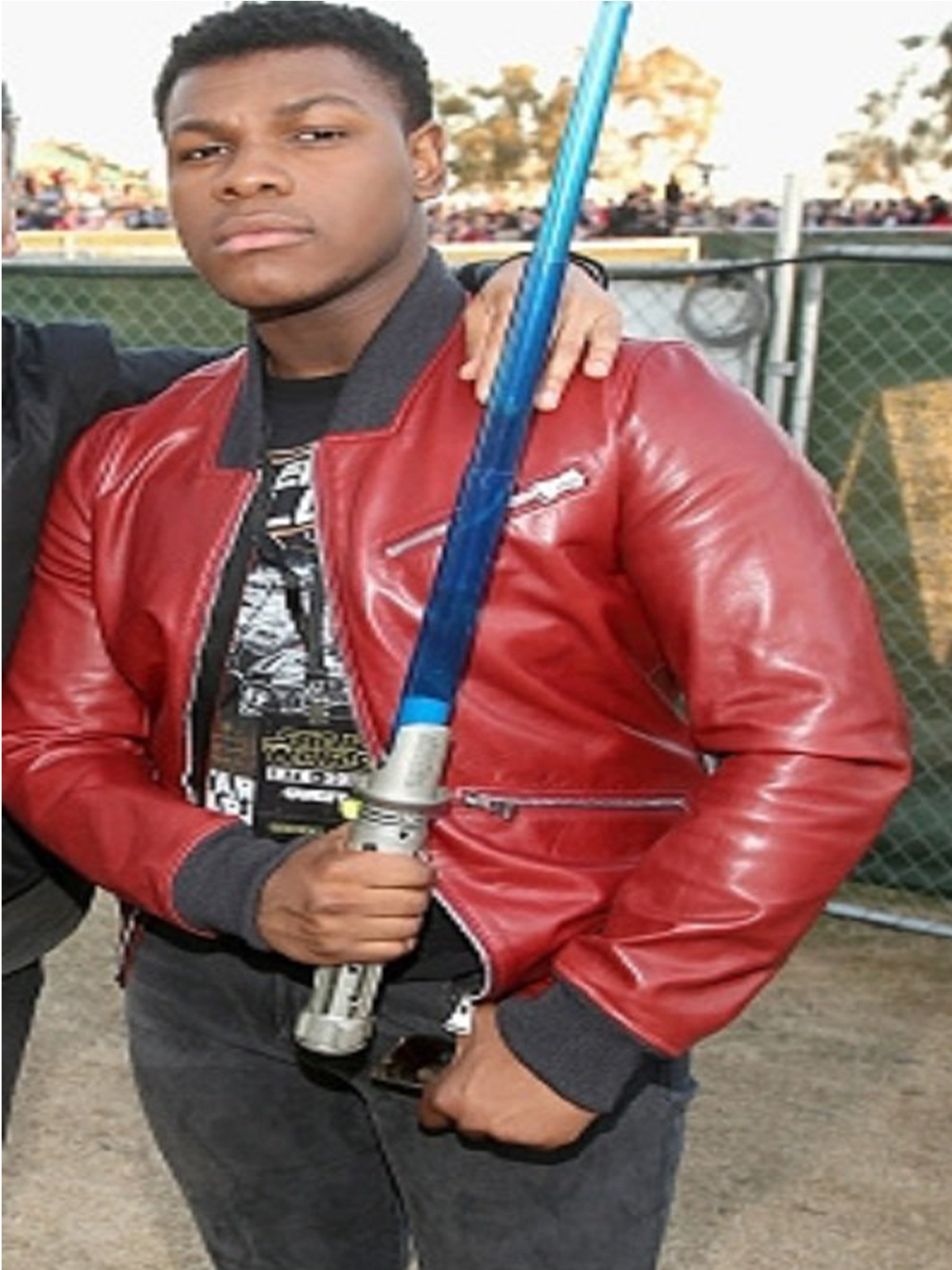 John Boyega Star Wars Finn Red Jacket