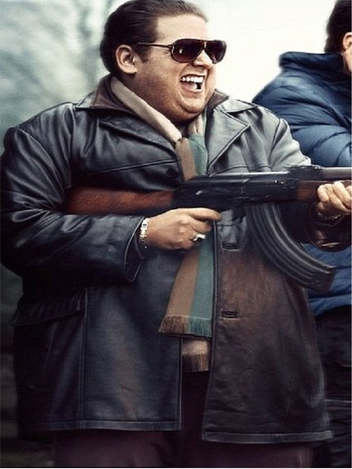 Jonah Hill War Dogs Leather Coat