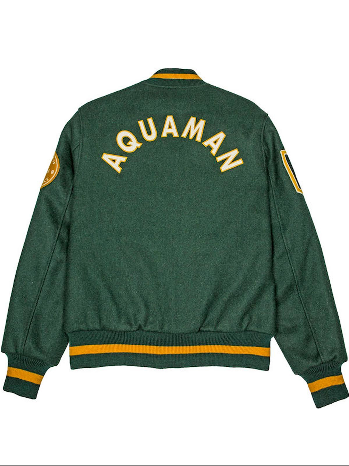 Justice League Aquaman Varsity Letterman Jacket