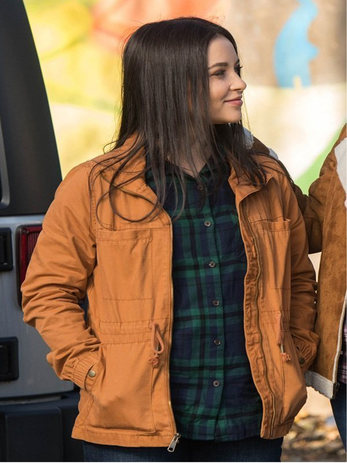 Katherine Ramdeen Supernatural Brown Jacket