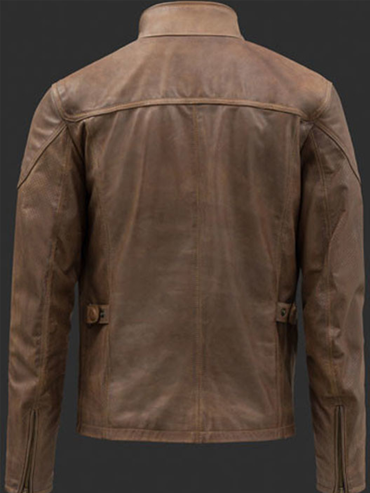 Kensington Vent Brown Leather Jacket