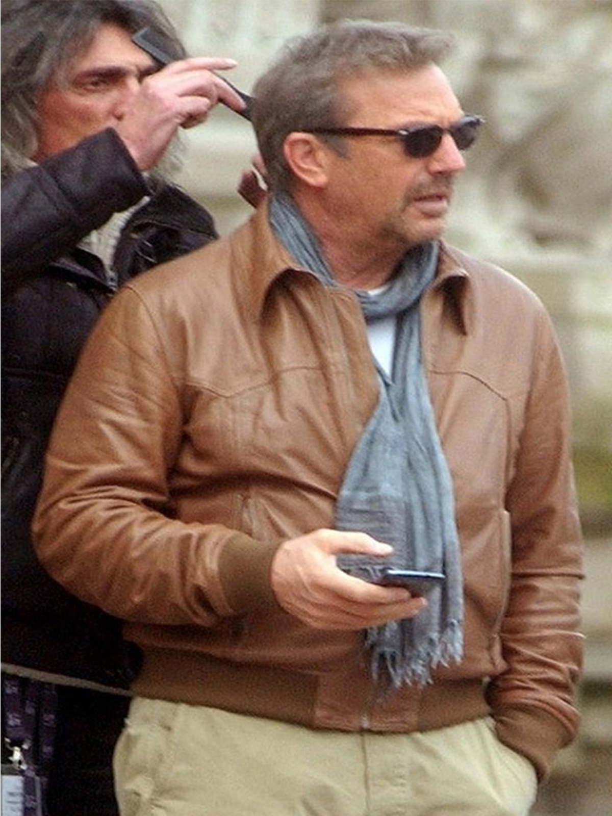 Kevin Costner 3 Days to Kill Brown Jacket