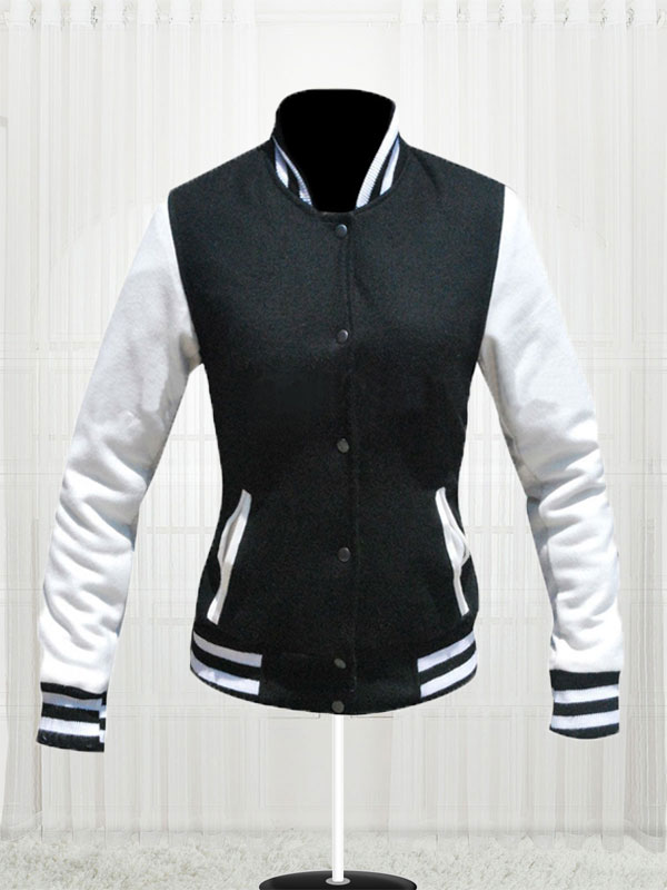 Kim Kardashian Simone Varsity Bomber Jacket