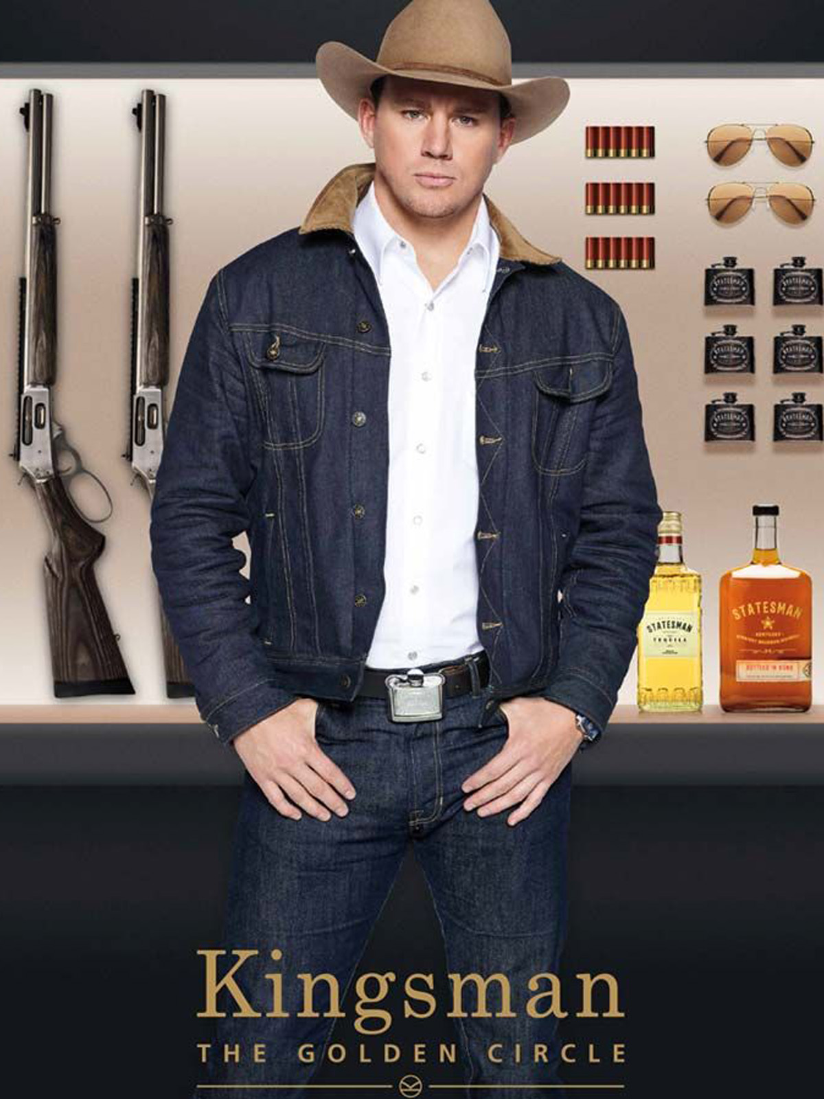 Kingsman 2 Channing Tatum Statesman Secret Agent Jacket