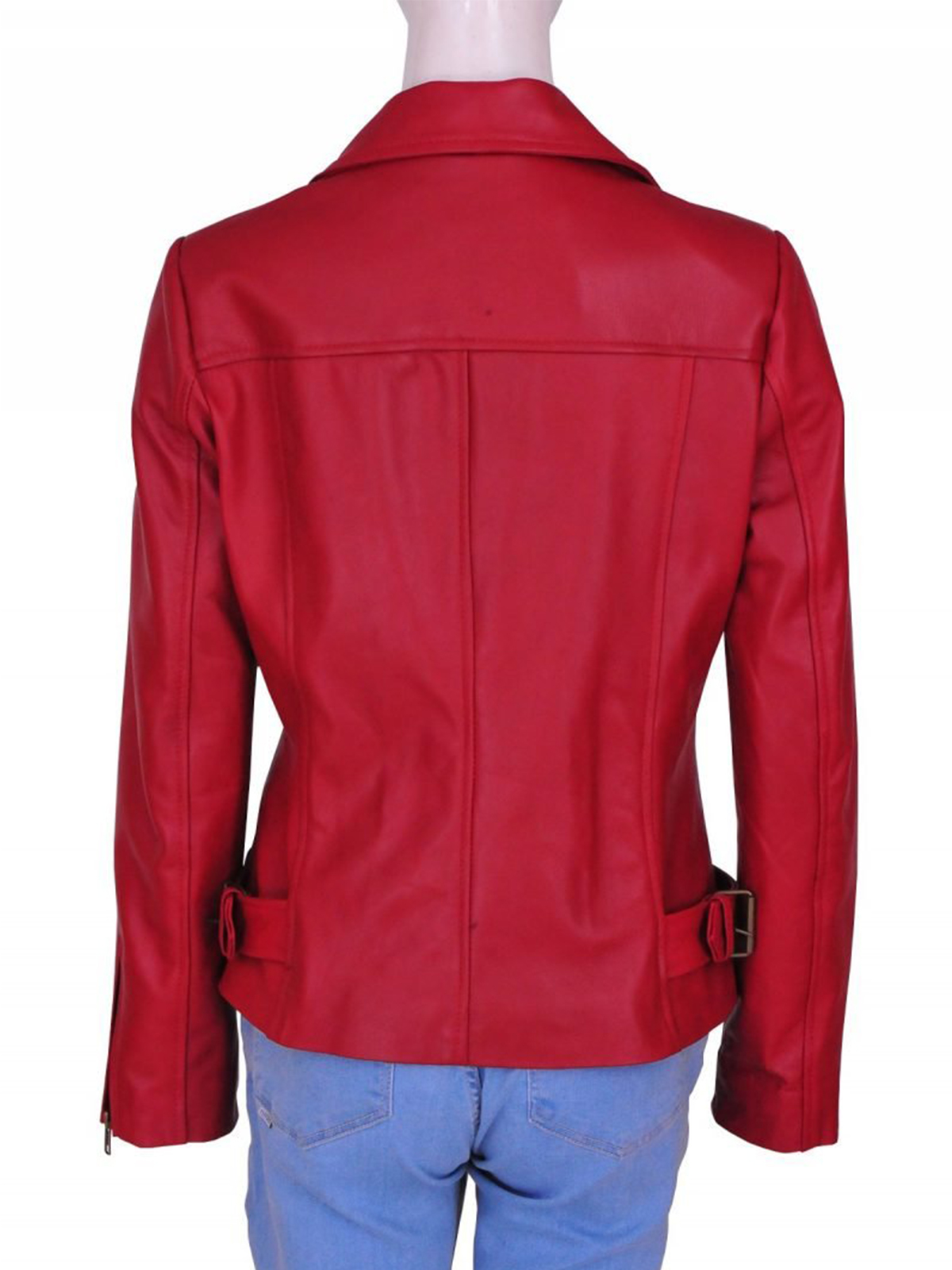 Lily Collins Spiderman 2 Leather Jacket