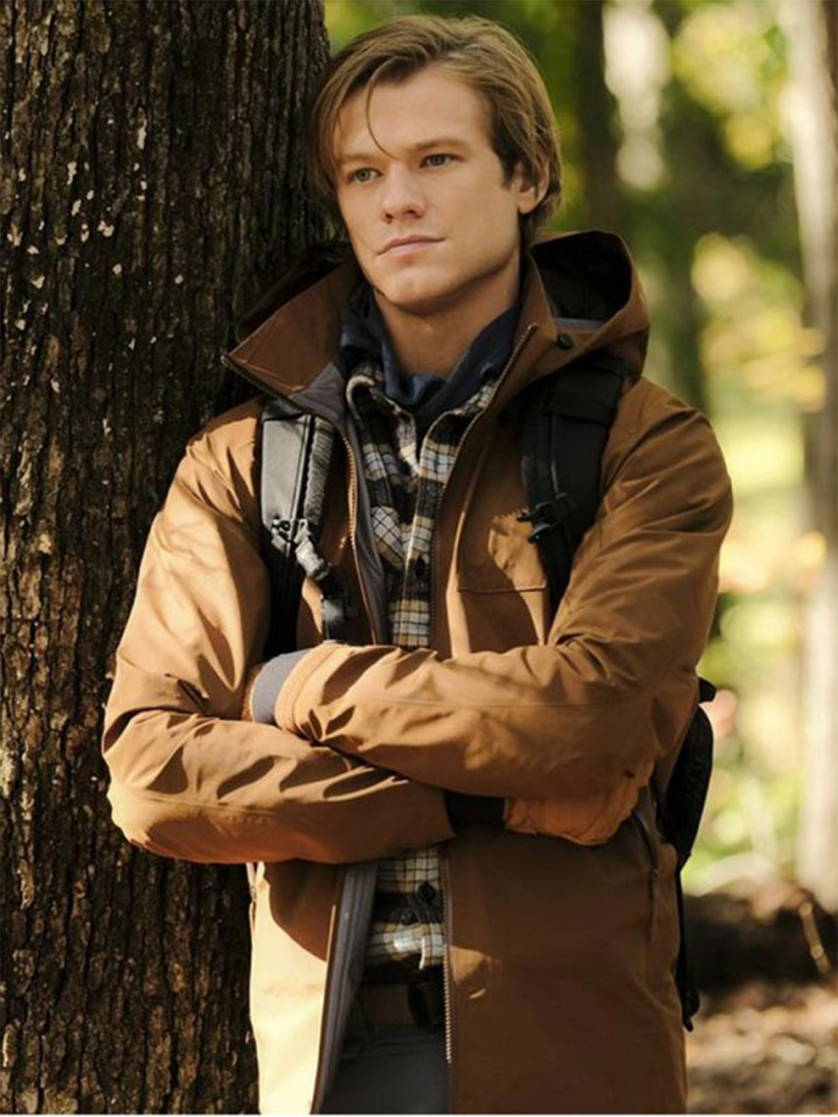 Lucas Till Macgyver Cotton Jacket With Hood