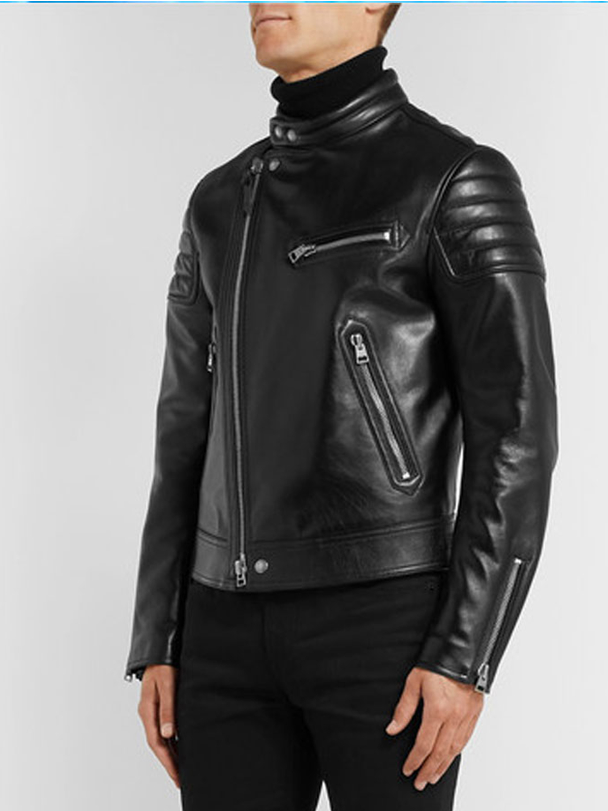 Melvin Slimfit Leather Jacket