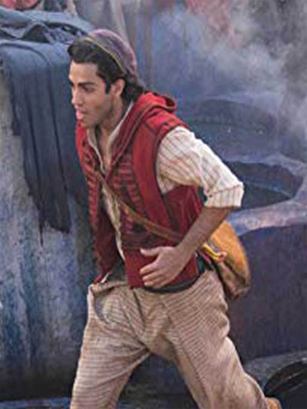 Mena Massoud Aladdin Red Vest