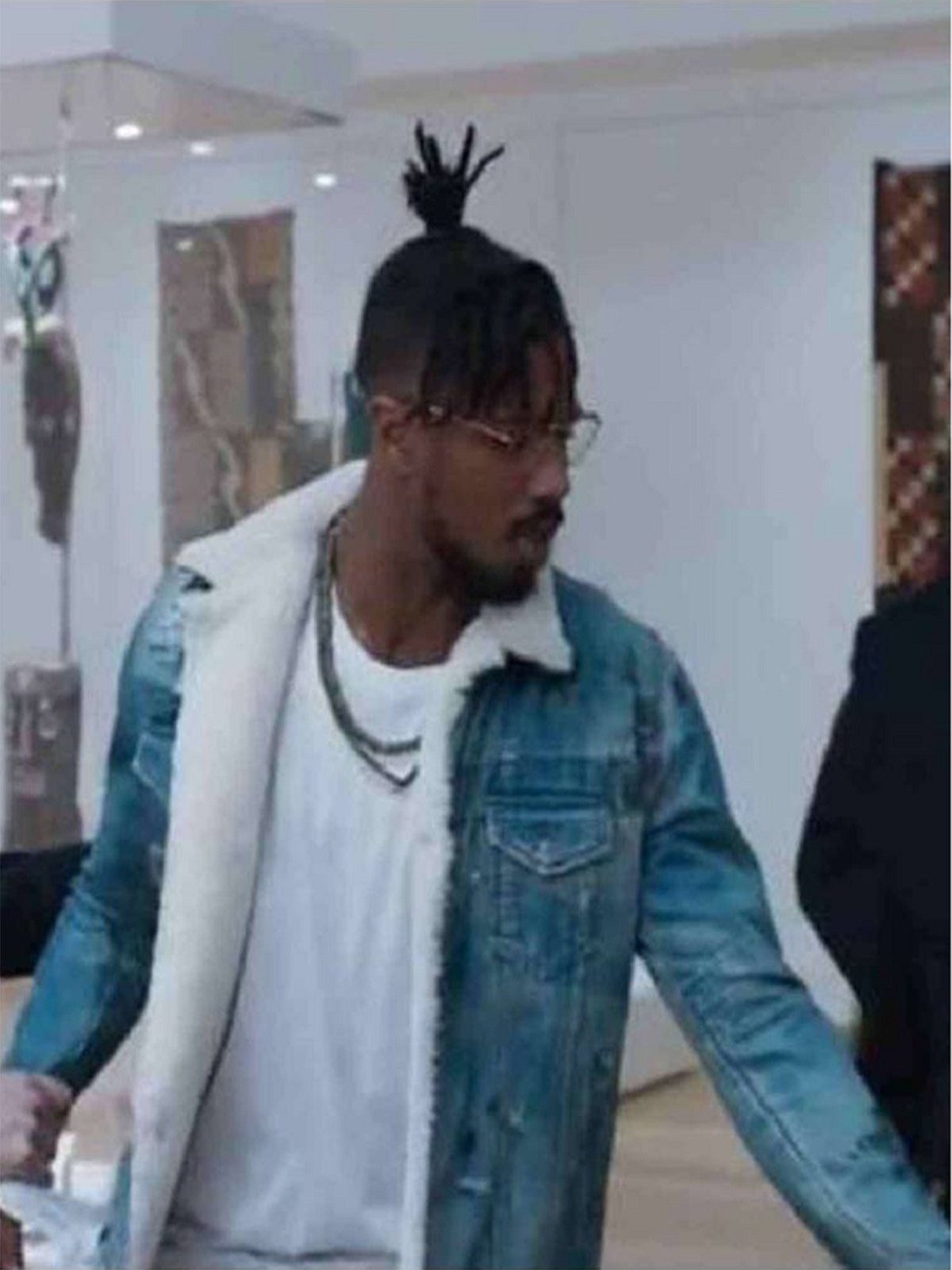 Men's Erik Killmonger Blue Jean Jacket