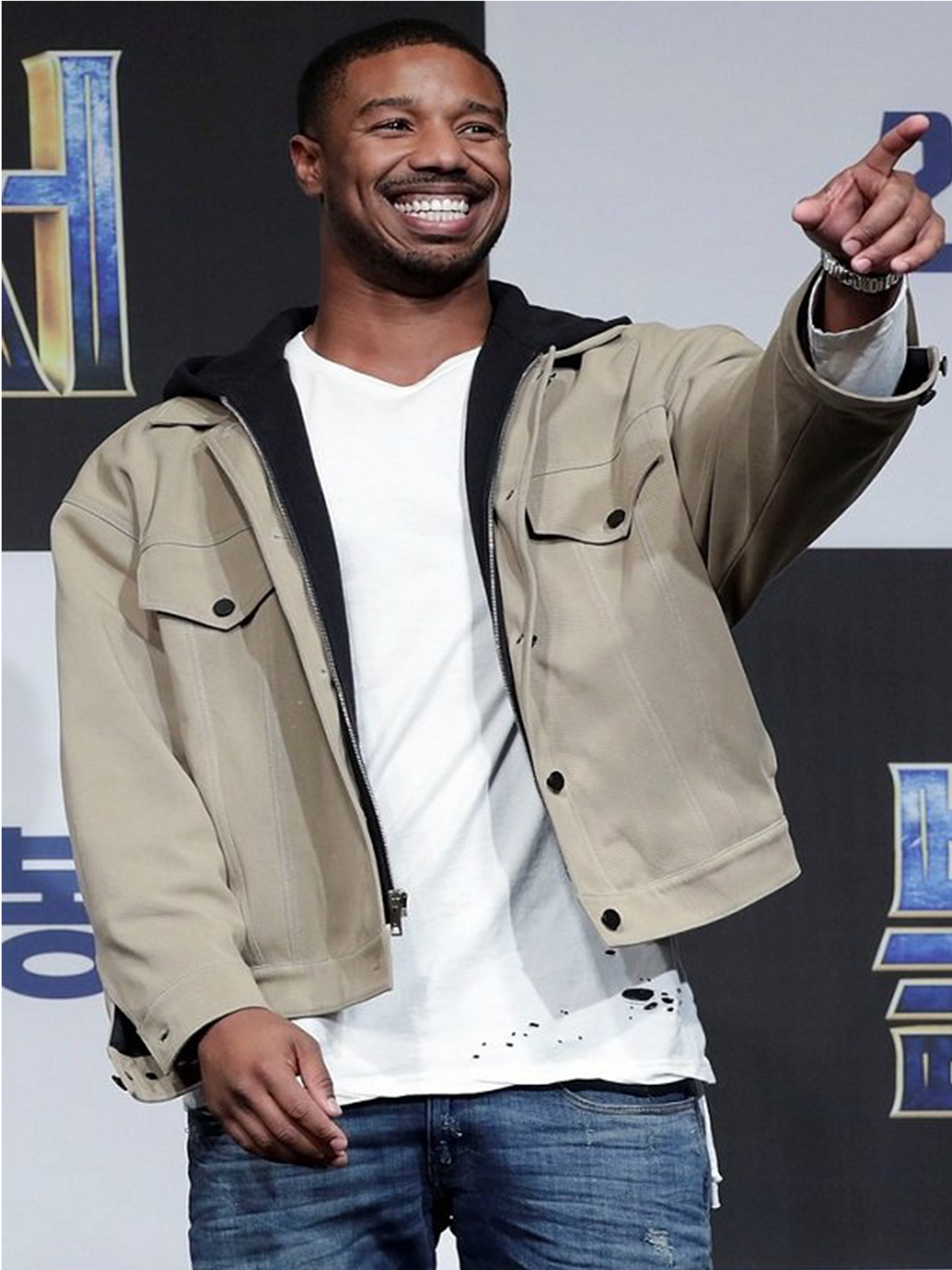 Michael B. Jordan Black Panther Premiere Jacket
